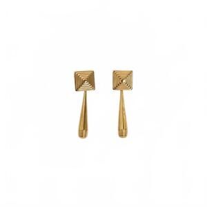 NEW HEAVEN MAYHEM women's iris earrings in gold